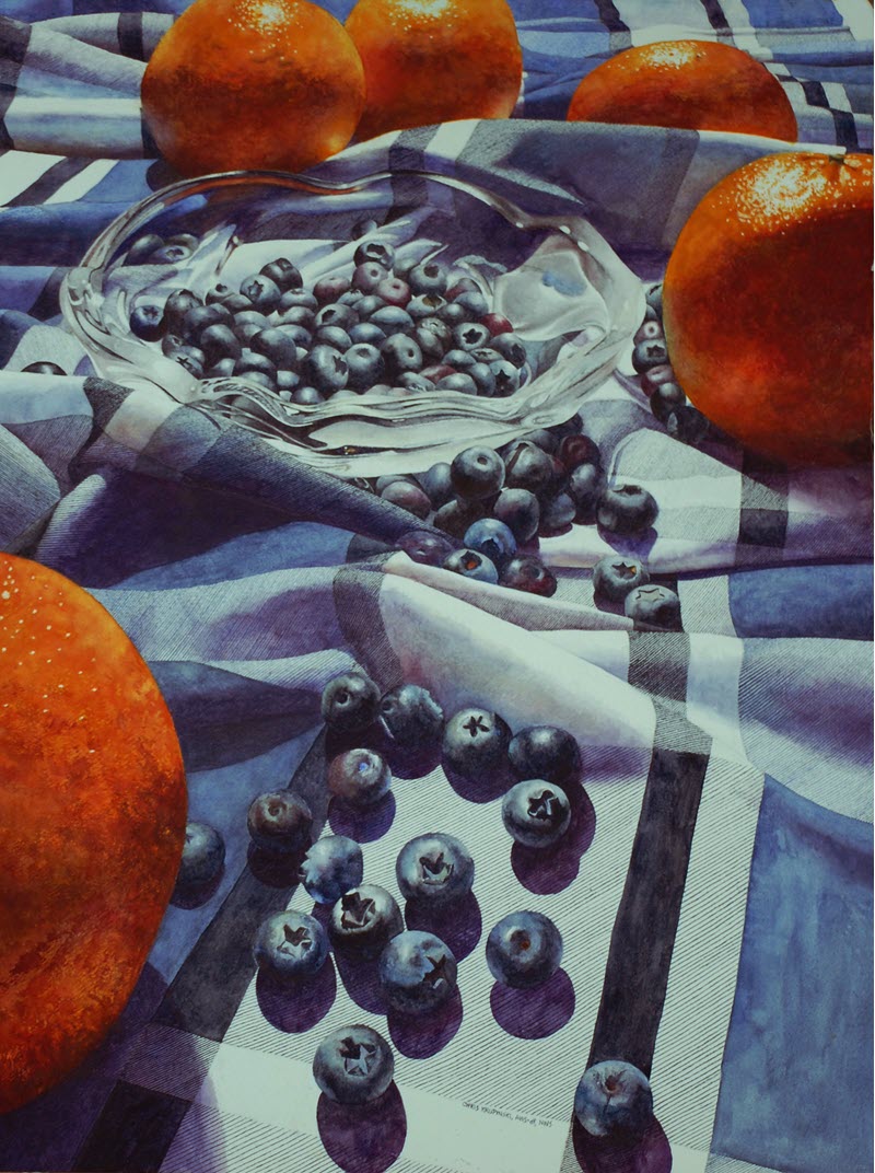 Oranges and Blueberries by Chris Krupinski